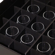 INAO Wine Tasting Set Corrugated Plastic Box (W)with 12 Glasses