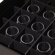 INAO Wine Tasting Set Corrugated Plastic Box （W）with 12 Glasses