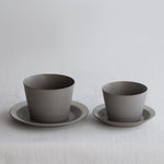 dishes cup M (moss gray) /matte
